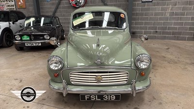 Lot 756 - 1959 MORRIS MINOR 1000