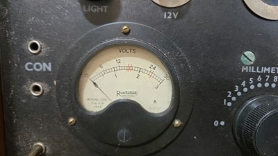 Lot 879 - RUNBAKEN AUTO ELECTRICAL TEST PANEL