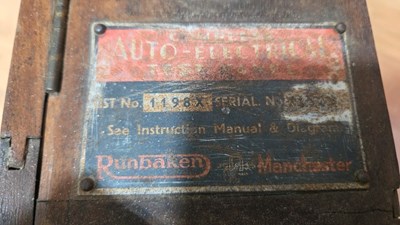 Lot 879 - RUNBAKEN AUTO ELECTRICAL TEST PANEL