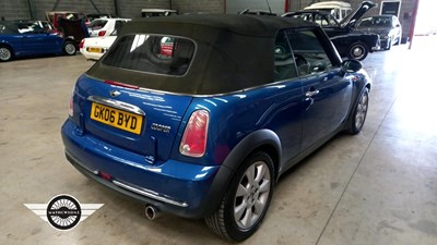 Lot 212 - 2006 MINI COOPER