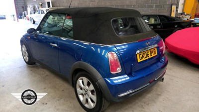 Lot 212 - 2006 MINI COOPER