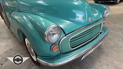 Lot 260 - 1968 MORRIS MINOR 1000