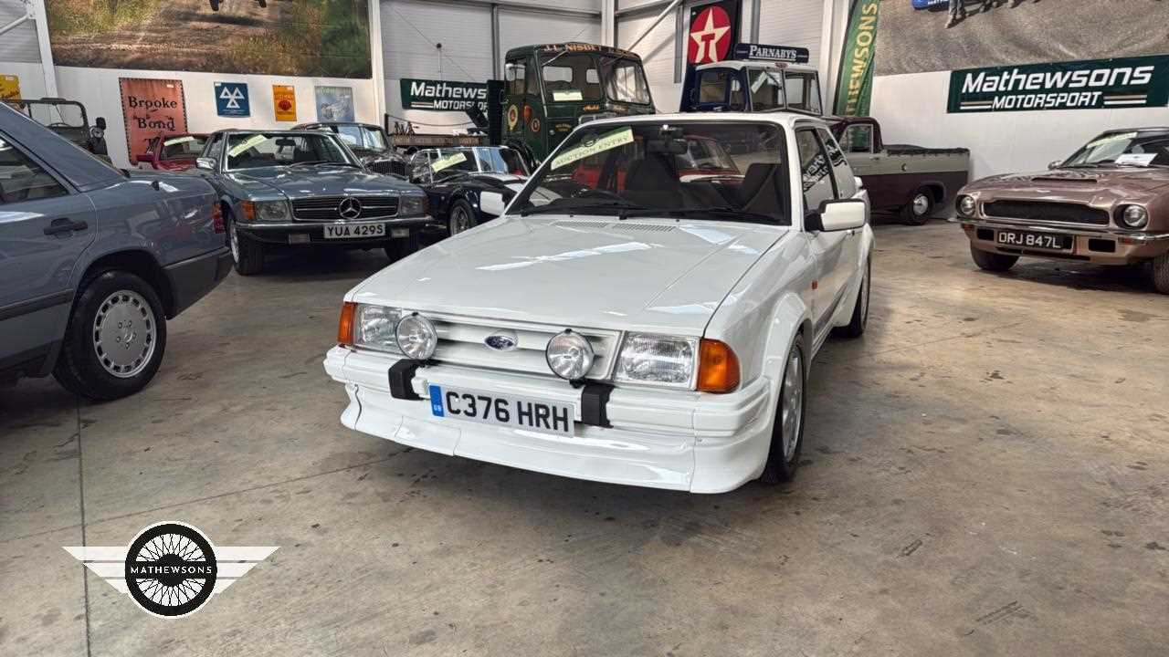 Lot 384 - 1985 FORD ESCORT RS TURBO