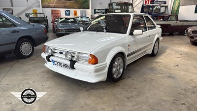 Lot 384 - 1985 FORD ESCORT RS TURBO