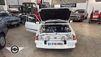 Lot 384 - 1985 FORD ESCORT RS TURBO