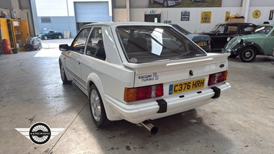 Lot 384 - 1985 FORD ESCORT RS TURBO