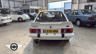 Lot 384 - 1985 FORD ESCORT RS TURBO