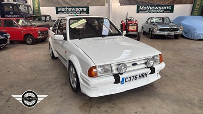 Lot 384 - 1985 FORD ESCORT RS TURBO