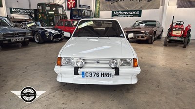 Lot 384 - 1985 FORD ESCORT RS TURBO