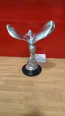 Lot 283 - SPIRIT OF ECSTASY ON PLINTH