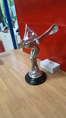 Lot 283 - SPIRIT OF ECSTASY ON PLINTH