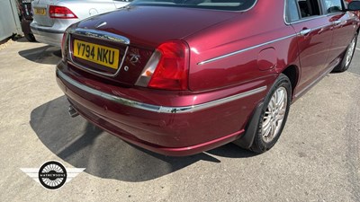 Lot 244 - 2001 ROVER 75 CONNOISSEUR SE