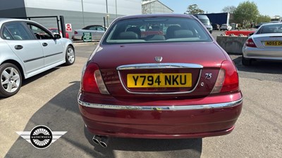 Lot 244 - 2001 ROVER 75 CONNOISSEUR SE