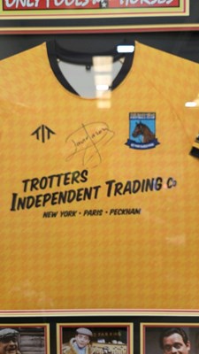 Lot 219 - FRAMED FOOTBALL SHIRT SIGNED BY DAVID JASON