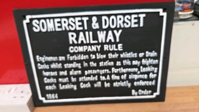 Lot 259 - 3 X CAST IRON RAILWAY SIGNS