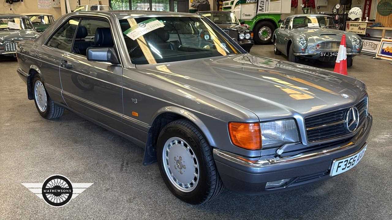 Lot 390 - 1989 MERCEDES 420 SEC AUTO