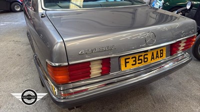 Lot 390 - 1989 MERCEDES 420 SEC AUTO