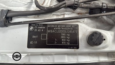 Lot 132 - 2000 BMW Z3 AUTO