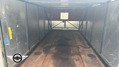 Lot 284 - 4 WHEELED MOTORSPORT BOX TRAILER