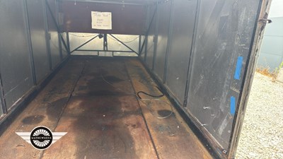 Lot 284 - 4 WHEELED MOTORSPORT BOX TRAILER