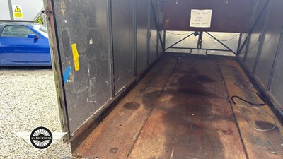 Lot 284 - 4 WHEELED MOTORSPORT BOX TRAILER