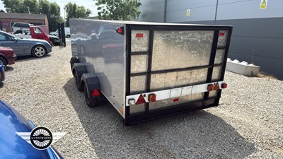 Lot 284 - 4 WHEELED MOTORSPORT BOX TRAILER