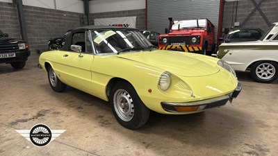 Lot 302 - 1977 ALFA ROMEO 2000 SPIDER VELOCE
