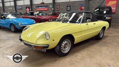 Lot 302 - 1977 ALFA ROMEO 2000 SPIDER VELOCE