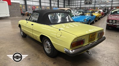 Lot 302 - 1977 ALFA ROMEO 2000 SPIDER VELOCE