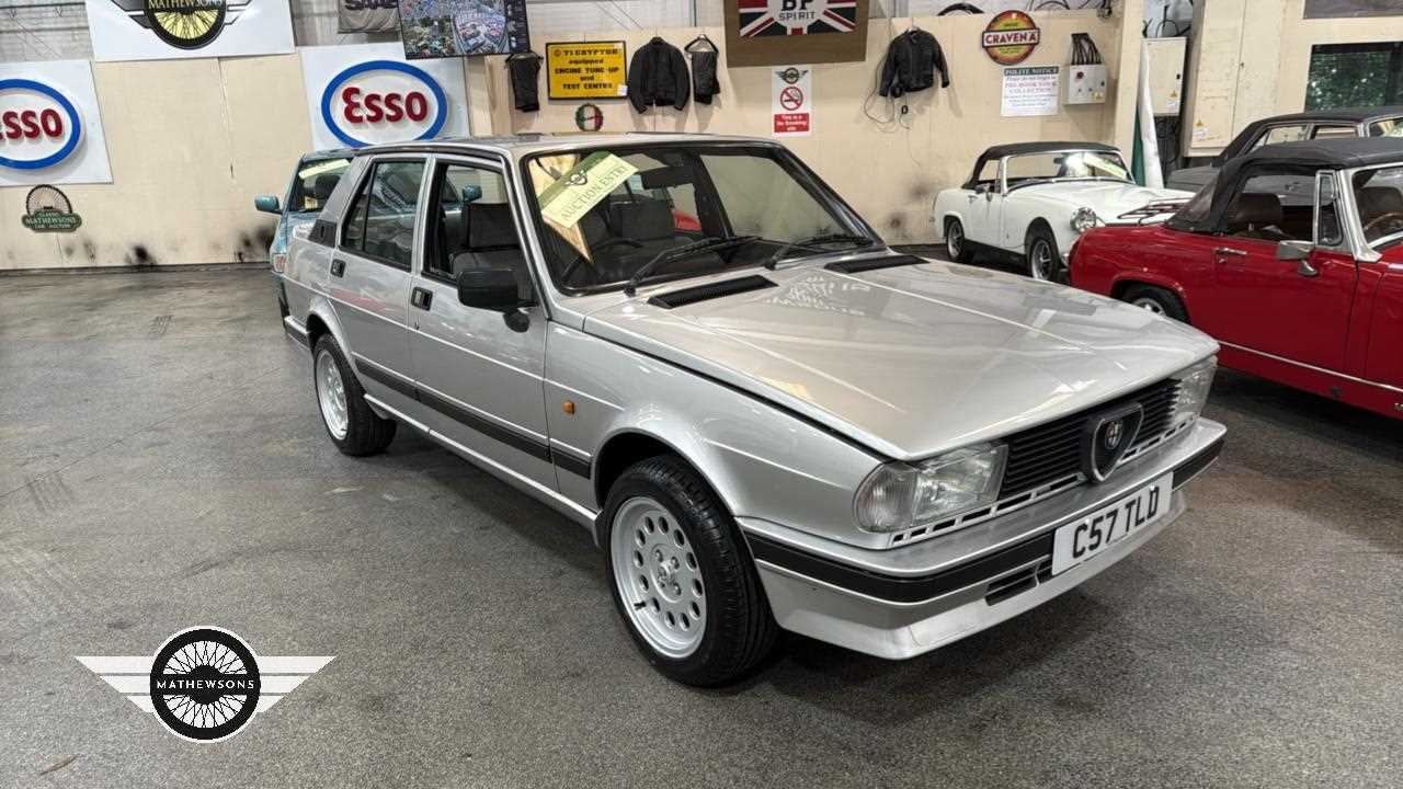 Lot 498 - 1985 ALFA ROMEO GIULIETTA RS