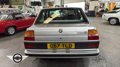 Lot 498 - 1985 ALFA ROMEO GIULIETTA RS