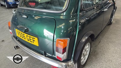Lot 400 - 1999 ROVER MINI COOPER