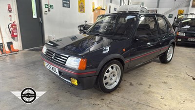 Lot 214 - 1990 PEUGEOT 205 GTI