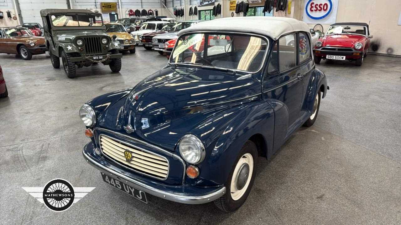 Lot 492 - 1959 MORRIS MINOR