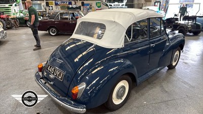 Lot 492 - 1959 MORRIS MINOR