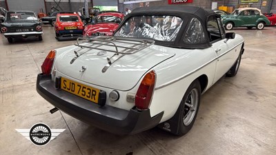 Lot 494 - 1977 MG B