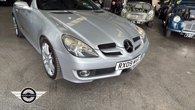 Lot 544 - 2009 MERCEDES SLK 200 KOMPRESSOR AUTO