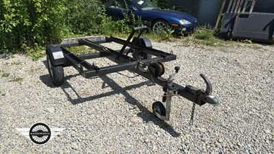 Lot 670 - TRIPLE MOTORBIKE TRAILER