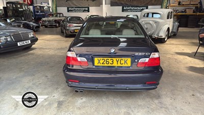 Lot 682 - 2000 BMW 330 CI SE