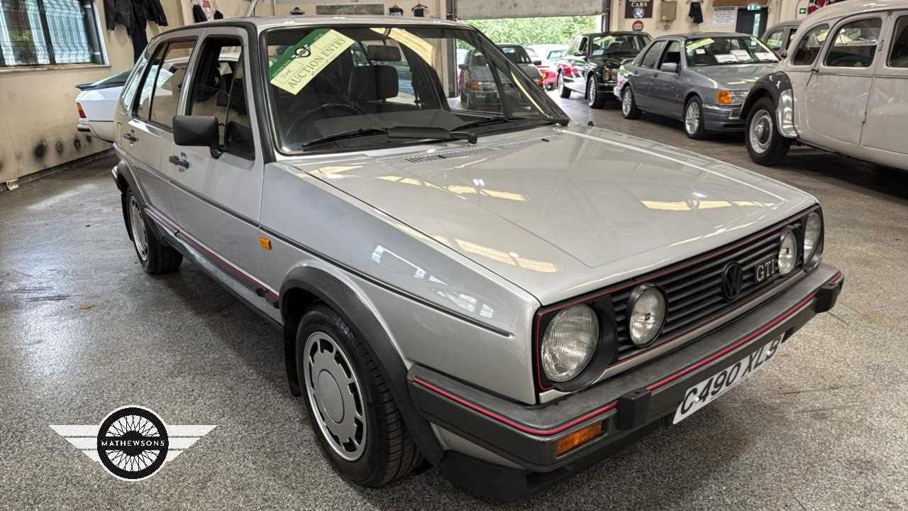 Lot 694 - 1986 VOLKSWAGEN GOLF GTI