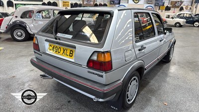 Lot 694 - 1986 VOLKSWAGEN GOLF GTI