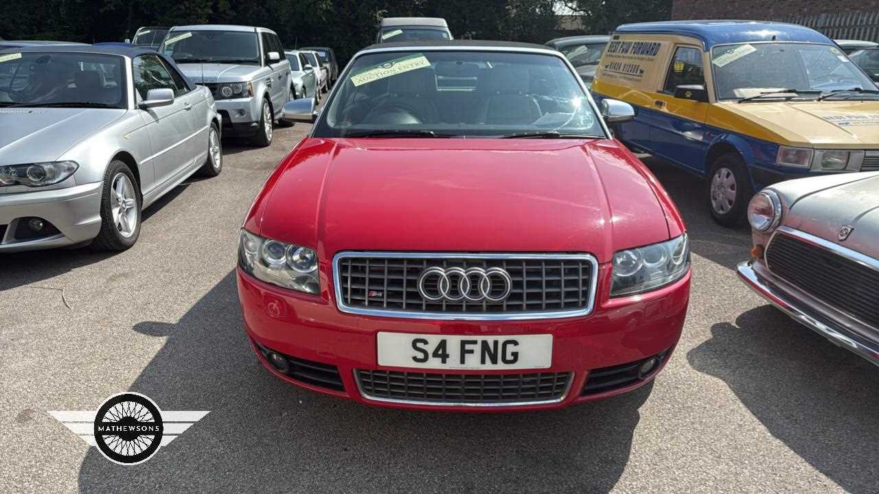 Lot 706 - 2004 AUDI S4 QUATTRO CABRIOLET A