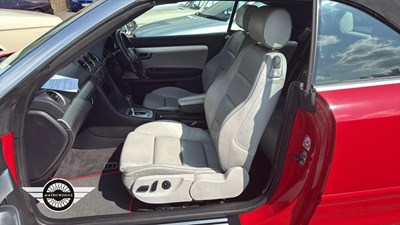 Lot 706 - 2004 AUDI S4 QUATTRO CABRIOLET A