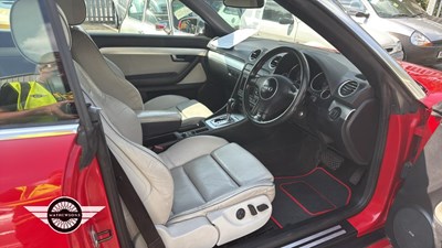 Lot 706 - 2004 AUDI S4 QUATTRO CABRIOLET A