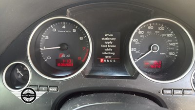 Lot 706 - 2004 AUDI S4 QUATTRO CABRIOLET A