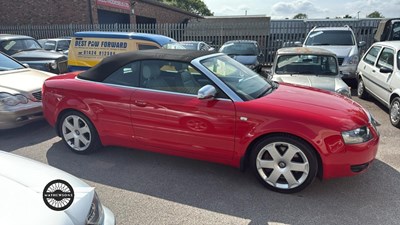 Lot 706 - 2004 AUDI S4 QUATTRO CABRIOLET A