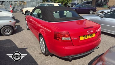 Lot 706 - 2004 AUDI S4 QUATTRO CABRIOLET A
