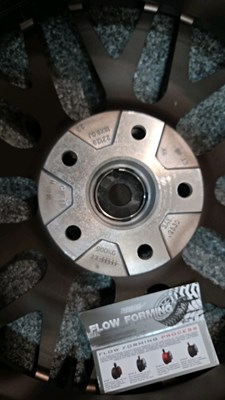 Lot 231 - SET OF 4 VELOCITY ALLOY WHEELS , TYRES & STUDS 22129 18 X 8 O J