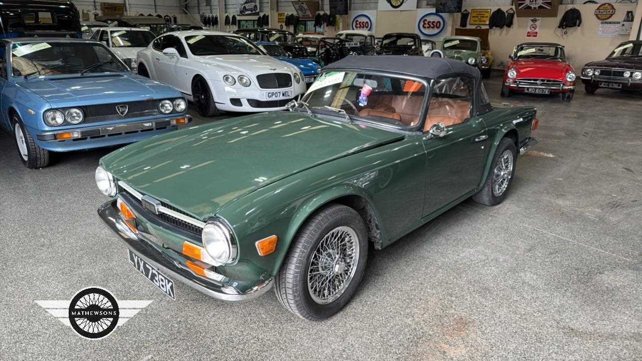 Lot 716 - 1971 TRIUMPH TR6 SPORTS