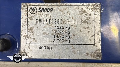 Lot 800 - 1994 SKODA FAVORIT GLXI